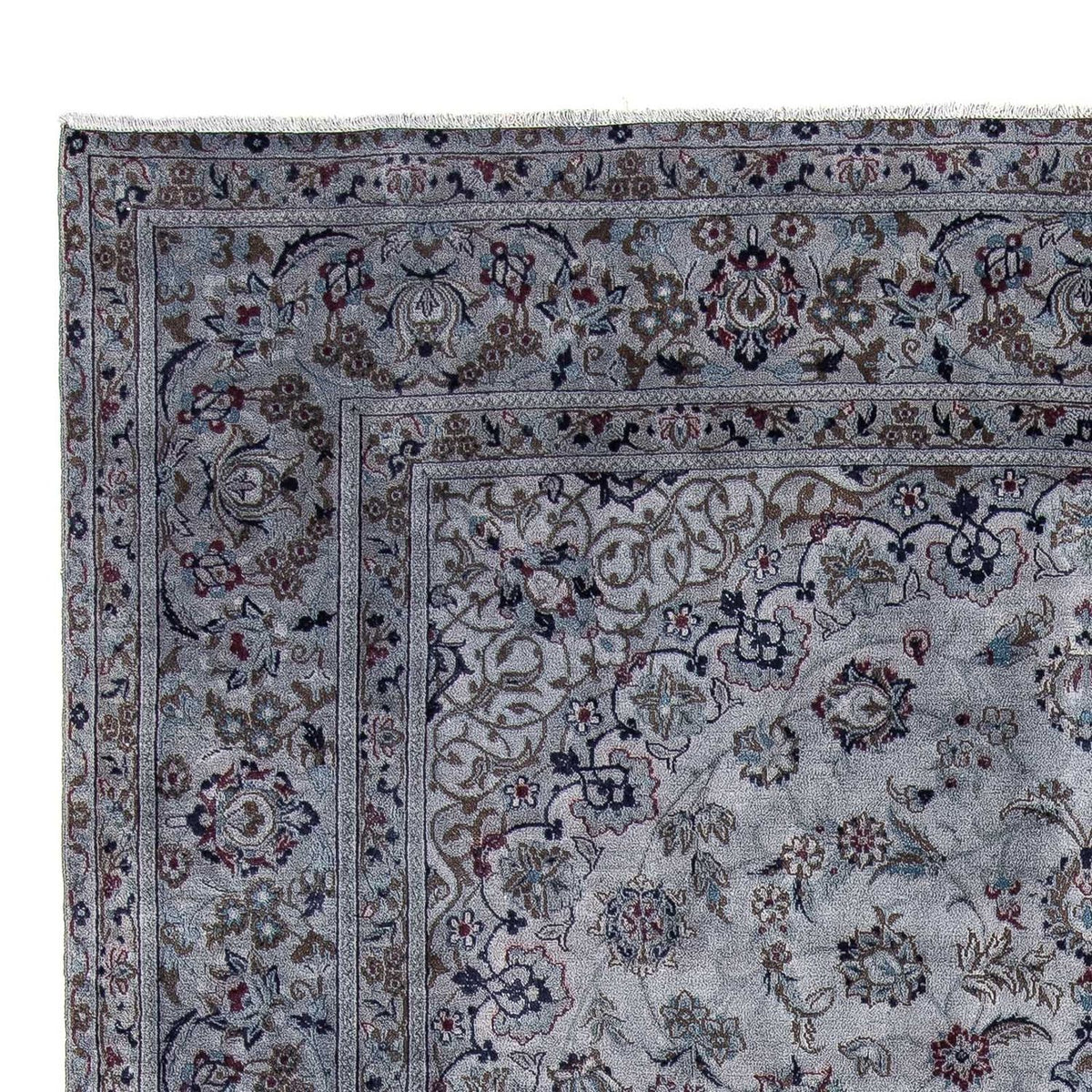Alfombra persa - Nain - 296 x 202 cm - gris