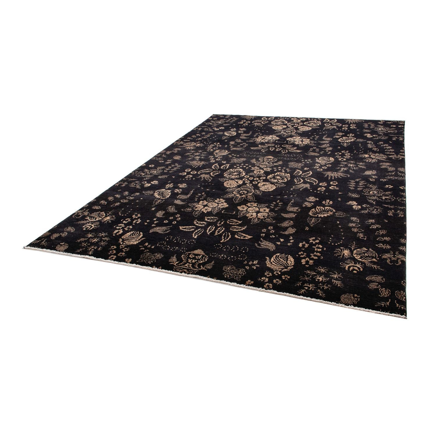 Alfombra de diseño - 297 x 210 cm - azul oscuro