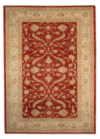 Alfombra Ziegler - 285 x 203 cm - rojo oscuro