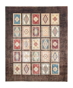 Alfombra Ziegler - Bakhtiari - 311 x 252 cm - marrón oscuro