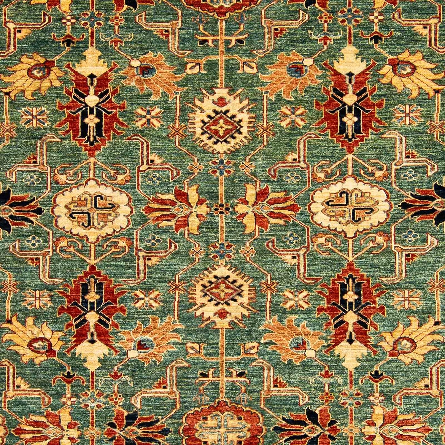 Alfombra Ziegler - Kazak - 333 x 249 cm - verde