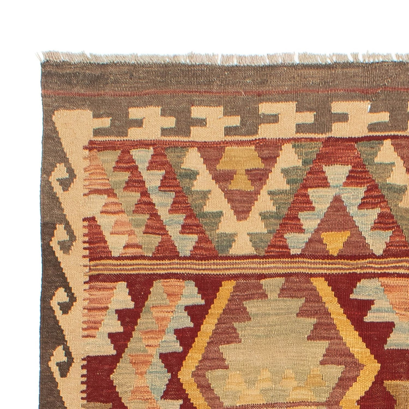 Kilim Maimana Alfombra 190x145cm - Alfombra de lana
