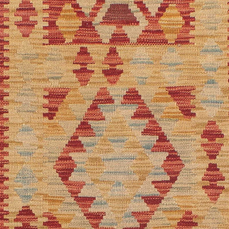 Alfombra de pasillo Alfombra Kelim - Splash - 389 x 77 cm - multicolor