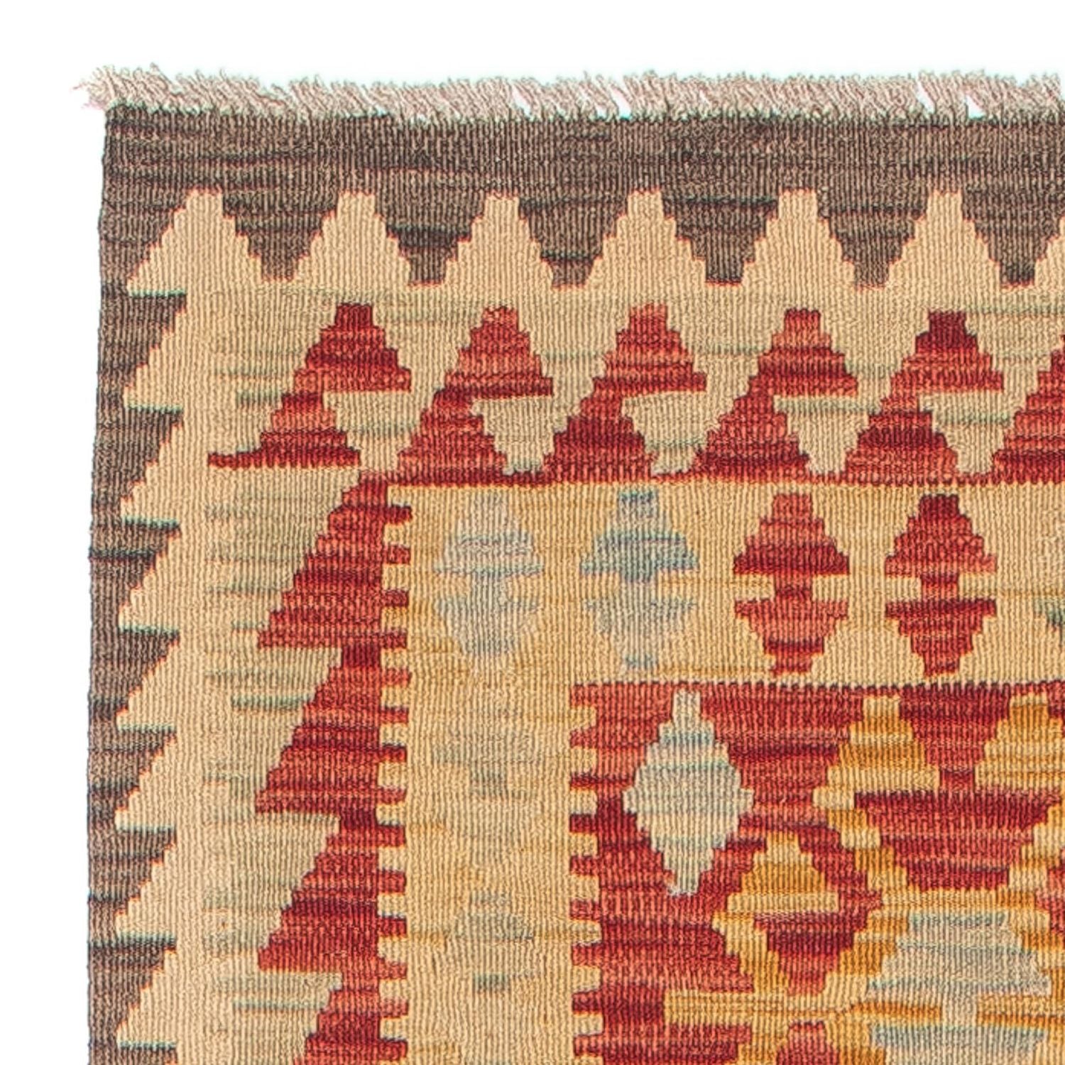 Alfombra de pasillo Alfombra Kelim - Splash - 389 x 77 cm - multicolor