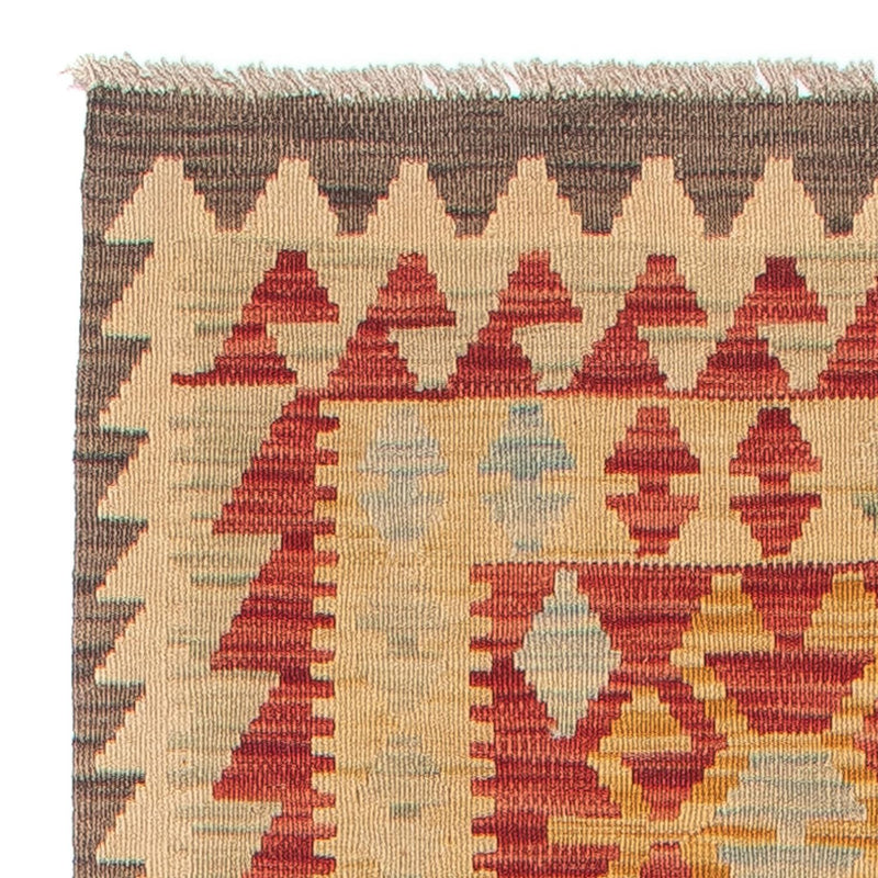 Alfombra de pasillo Alfombra Kelim - Splash - 389 x 77 cm - multicolor