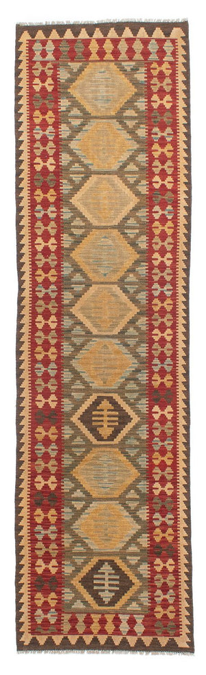 Alfombra de pasillo Alfombra Kelim - Splash - 295 x 76 cm - multicolor