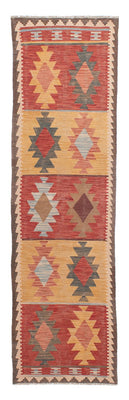 Alfombra de pasillo Alfombra Kelim - Splash - 296 x 74 cm - multicolor