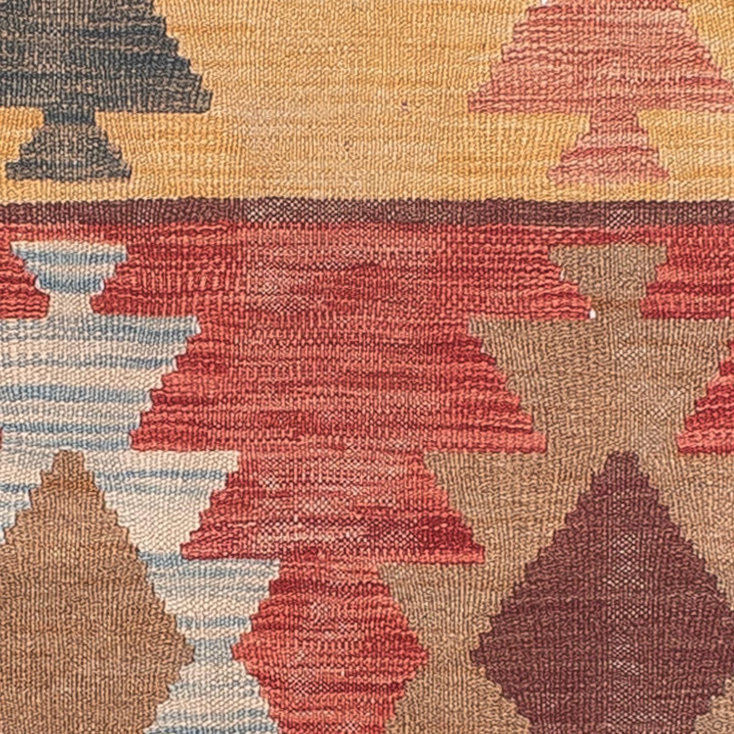 Alfombra de pasillo Alfombra Kelim - Splash - 296 x 74 cm - multicolor
