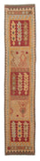 Alfombra de pasillo Alfombra Kelim - Splash - 392 x 73 cm - multicolor