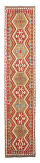 Kilim Maimana Alfombra 393x77cm - Alfombra de lana