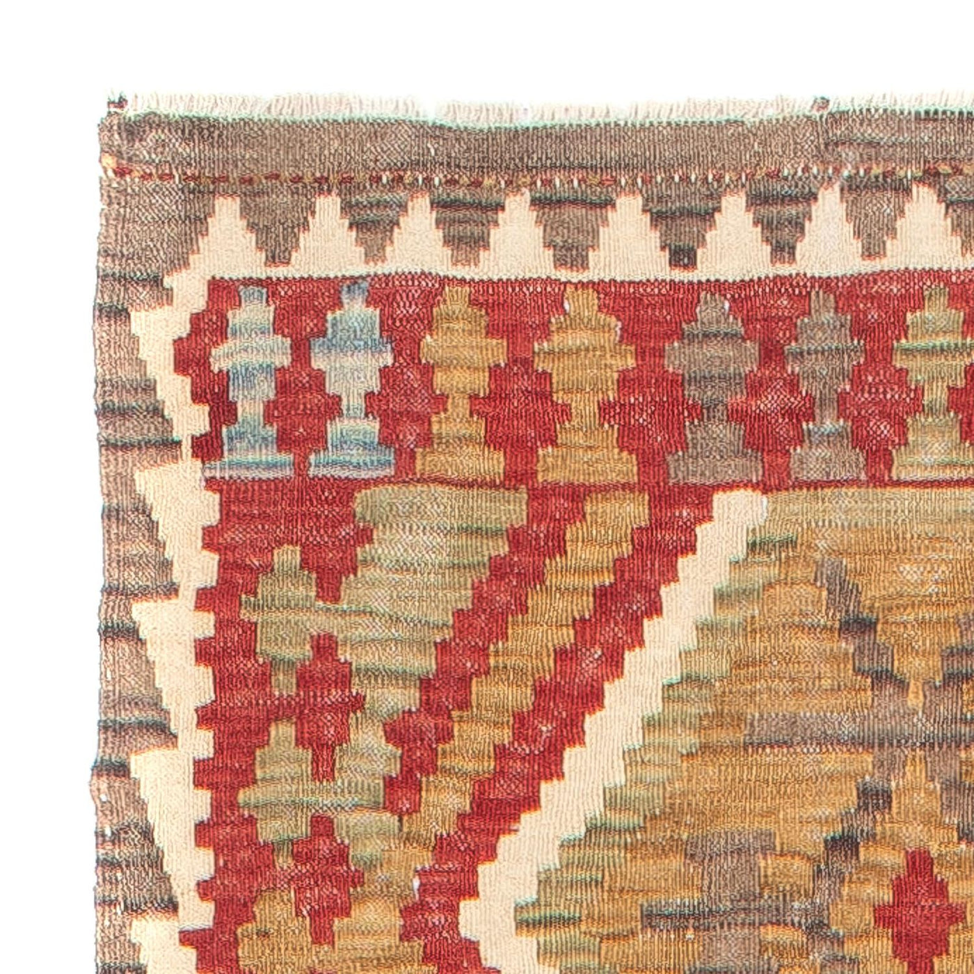 Kilim Maimana Alfombra 393x77cm - Alfombra de lana