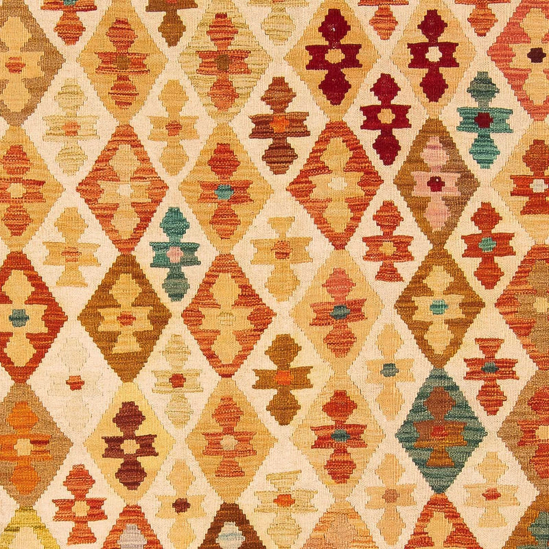 Alfombra Kelim - Splash - 293 x 200 cm - multicolor