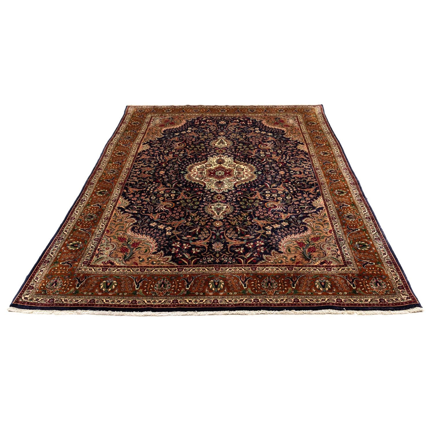Alfombra persa - Clásica - 233 x 179 cm - azul oscuro