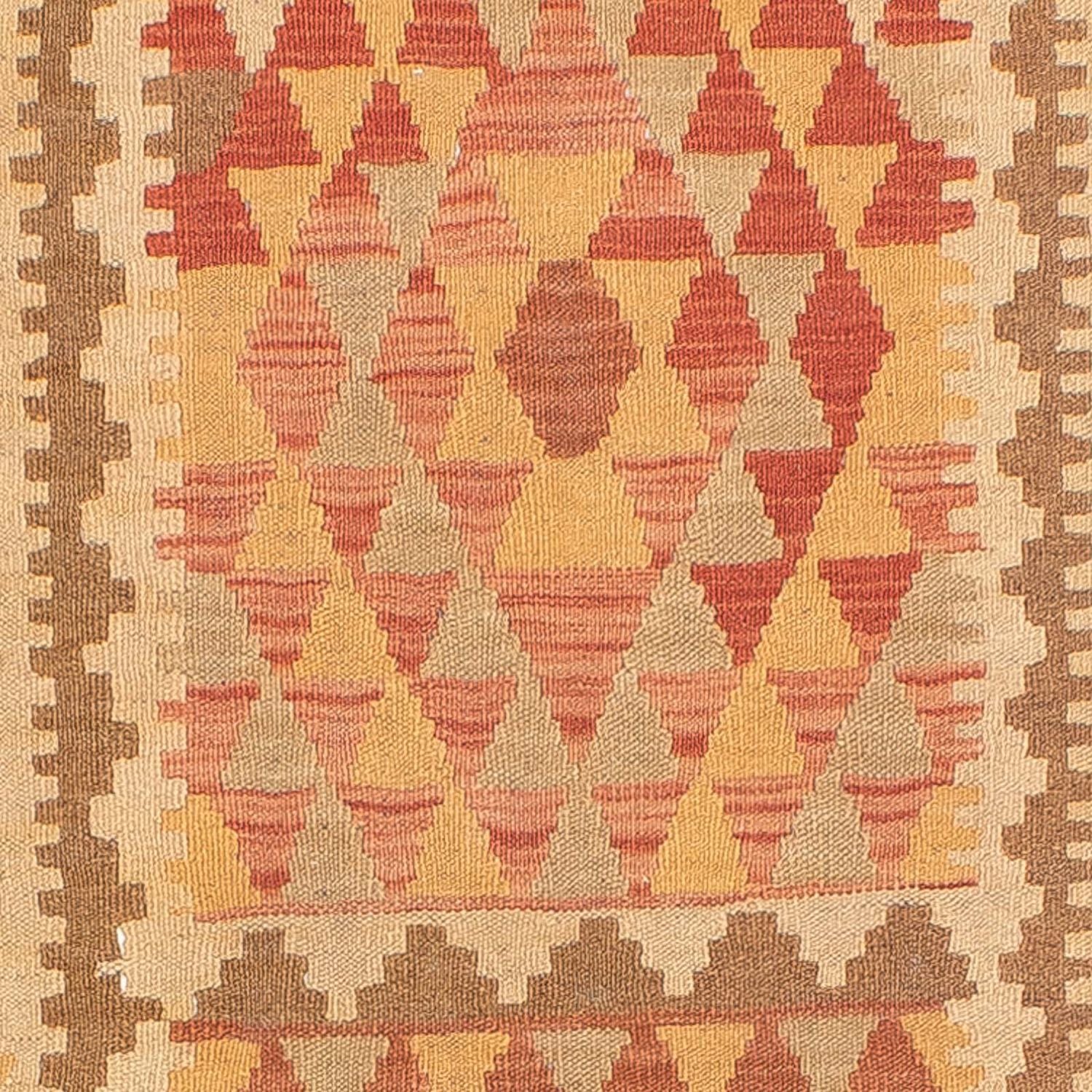 Alfombra de pasillo Alfombra Kelim - Splash - 405 x 85 cm - multicolor