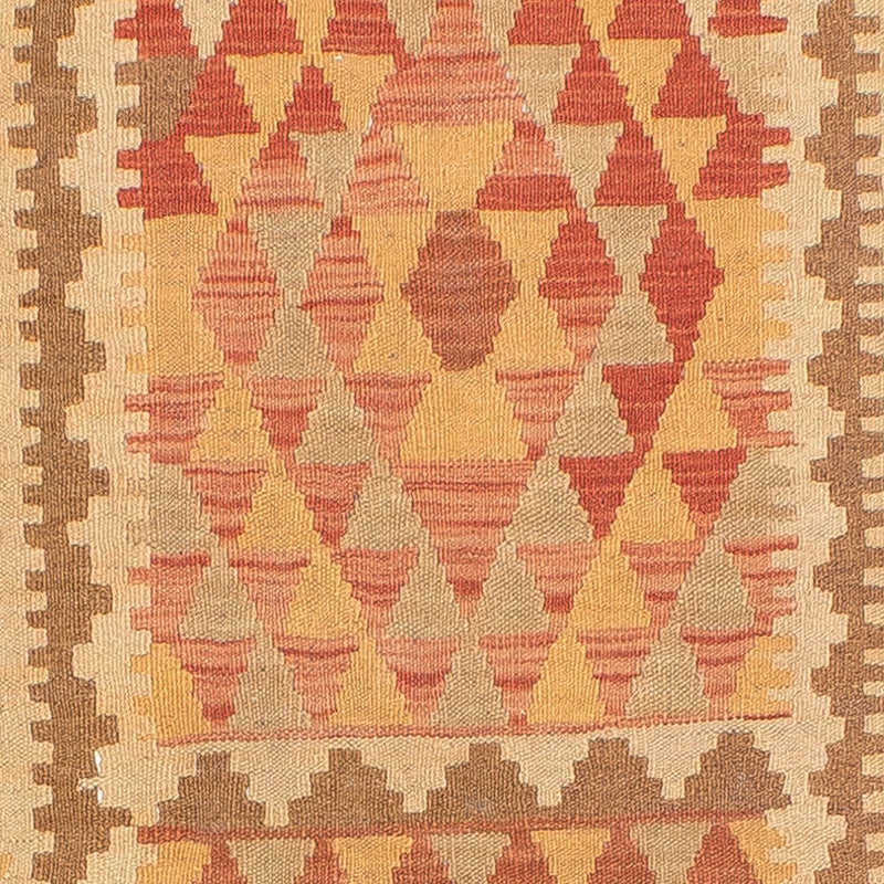 Alfombra de pasillo Alfombra Kelim - Splash - 405 x 85 cm - multicolor