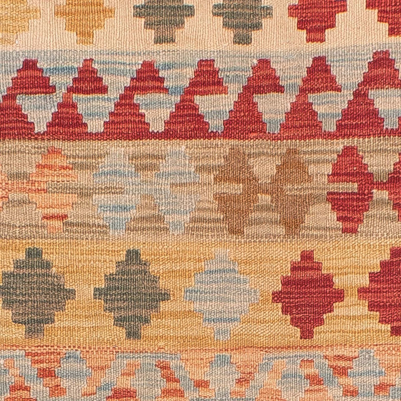 Alfombra de pasillo Alfombra Kelim - Splash - 396 x 69 cm - multicolor
