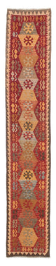 Kilim Maimana Alfombra 389x76cm - Alfombra de lana