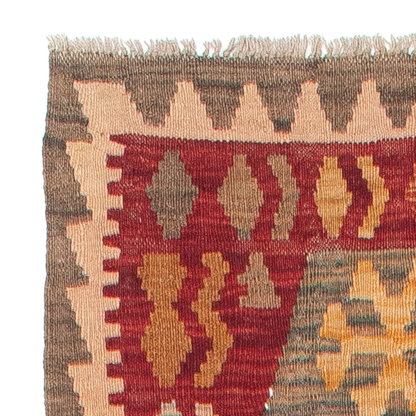 Kilim Maimana Alfombra 389x76cm - Alfombra de lana