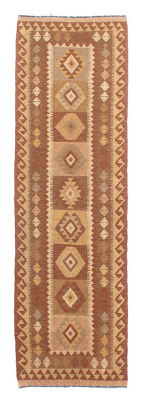 Alfombra de pasillo Alfombra Kelim - Splash - 284 x 79 cm - multicolor