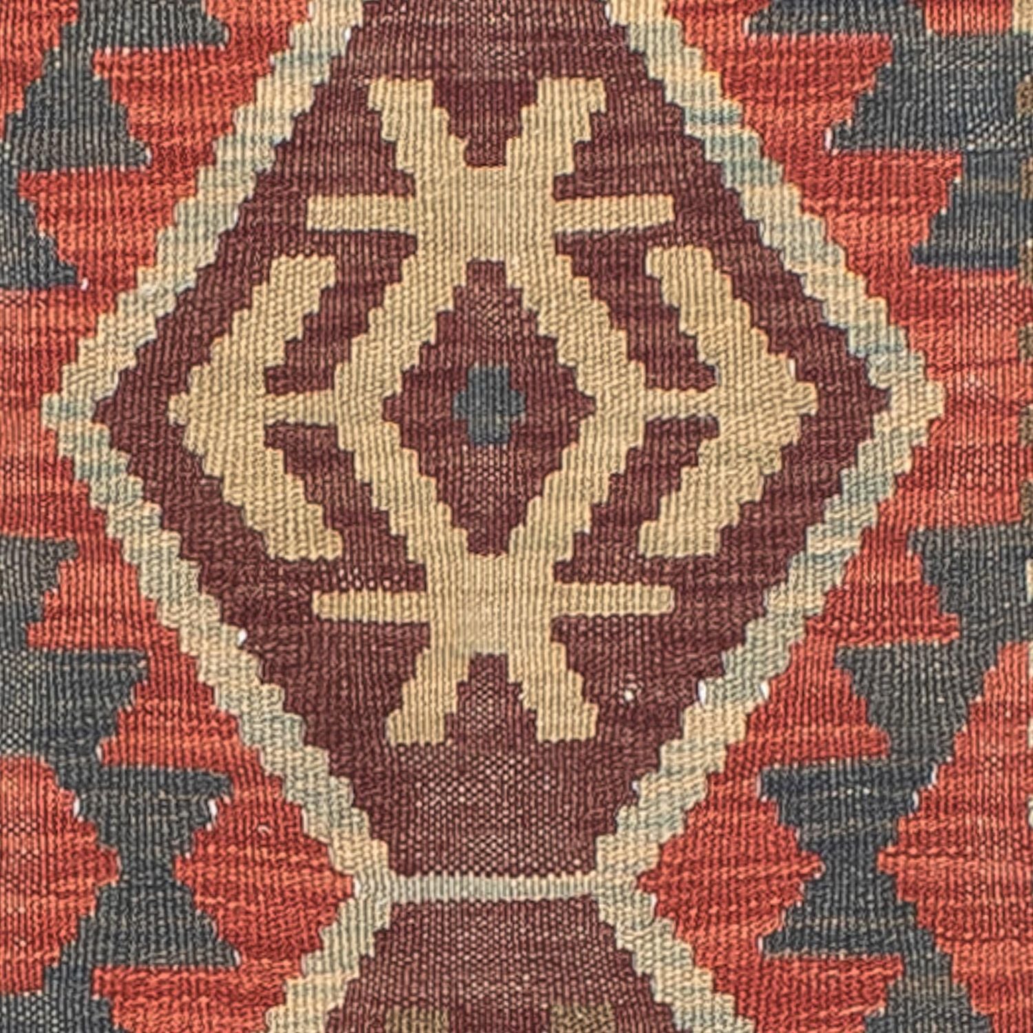 Alfombra de pasillo Alfombra Kelim - Splash - 288 x 73 cm - multicolor