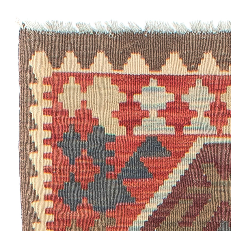 Alfombra de pasillo Alfombra Kelim - Splash - 288 x 73 cm - multicolor