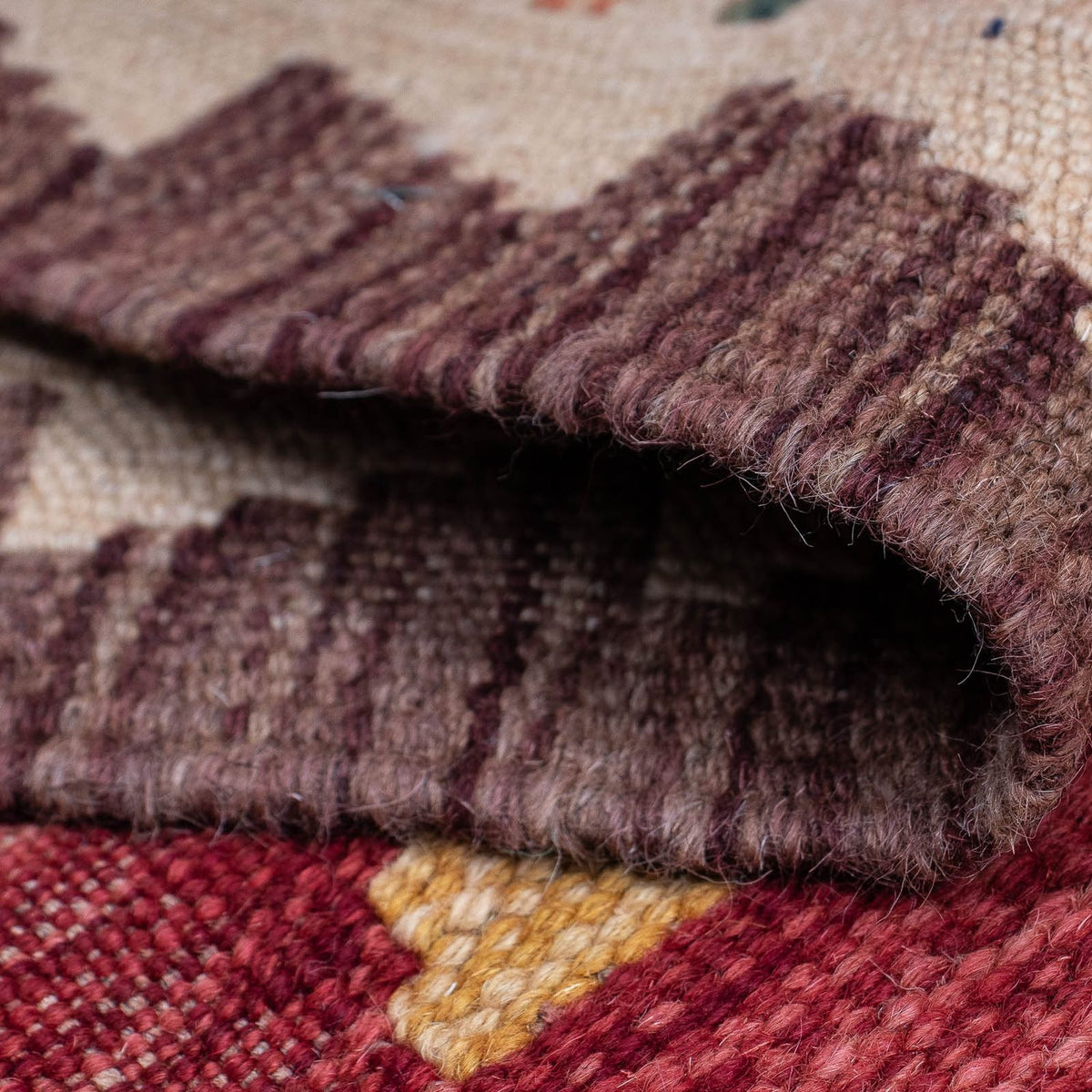 Alfombra de pasillo Alfombra Kelim - Splash - 288 x 69 cm - multicolor