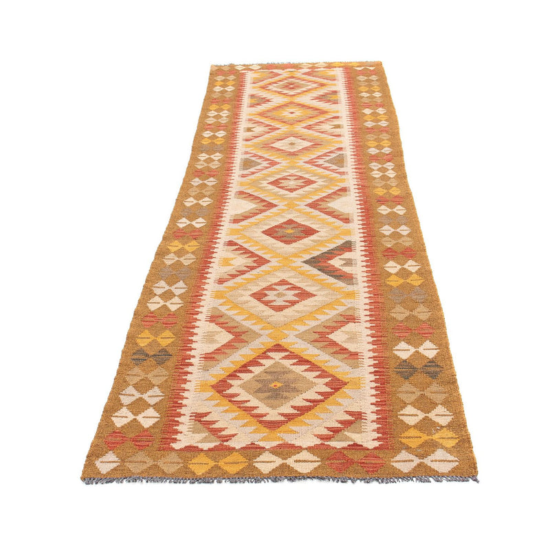 Alfombra de pasillo Alfombra Kelim - Splash - 298 x 80 cm - multicolor