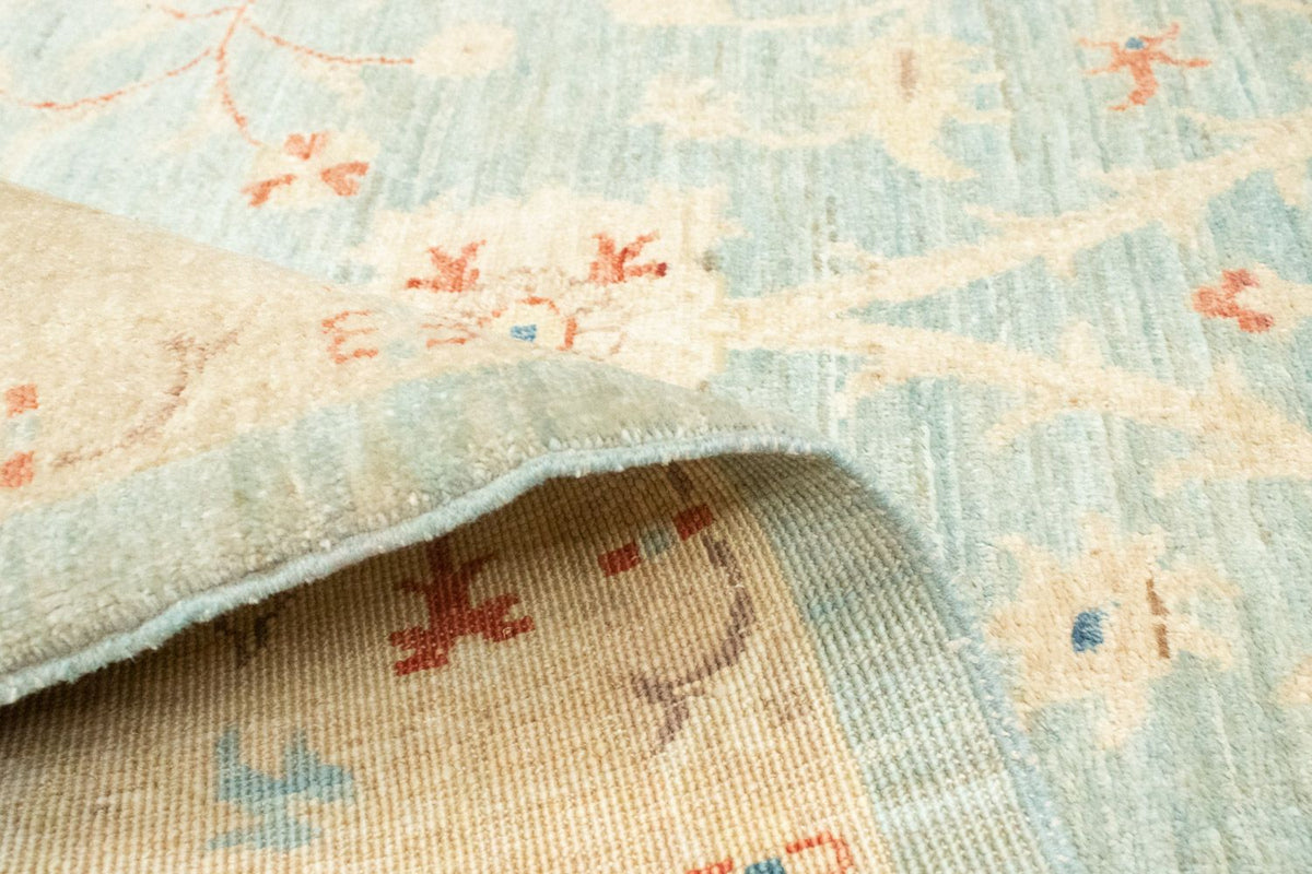 Alfombra Ziegler - 186 x 125 cm - azul claro