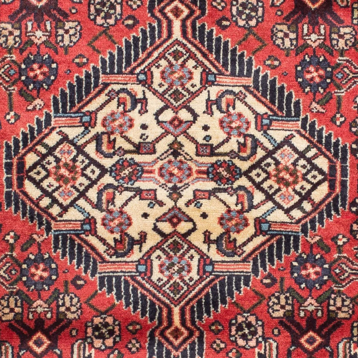 Alfombra de pasillo Alfombra persa - Nómada - 195 x 78 cm - rojo claro