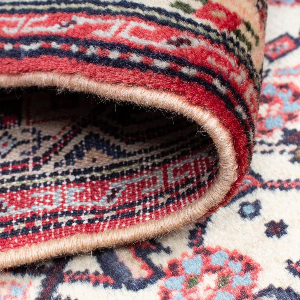 Alfombra de pasillo Alfombra persa - Nómada - 195 x 78 cm - rojo claro