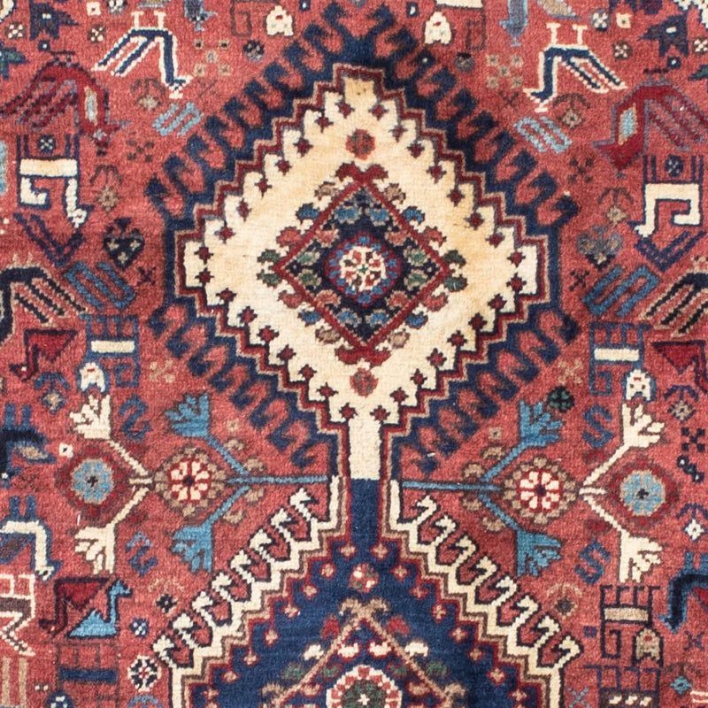 Alfombra de pasillo Alfombra persa - Nómada - 196 x 65 cm - rojo claro