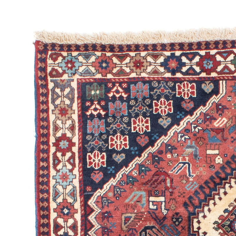 Alfombra de pasillo Alfombra persa - Nómada - 196 x 65 cm - rojo claro