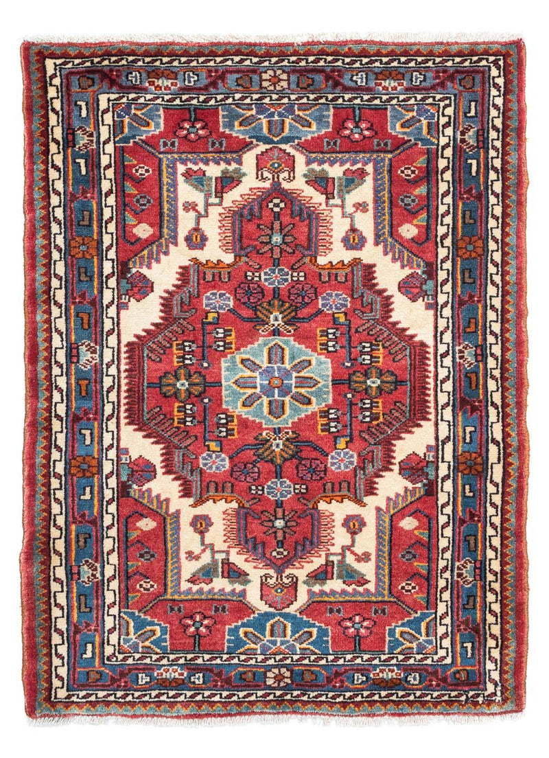 Alfombra persa - Nómada - 120 x 85 cm - rojo
