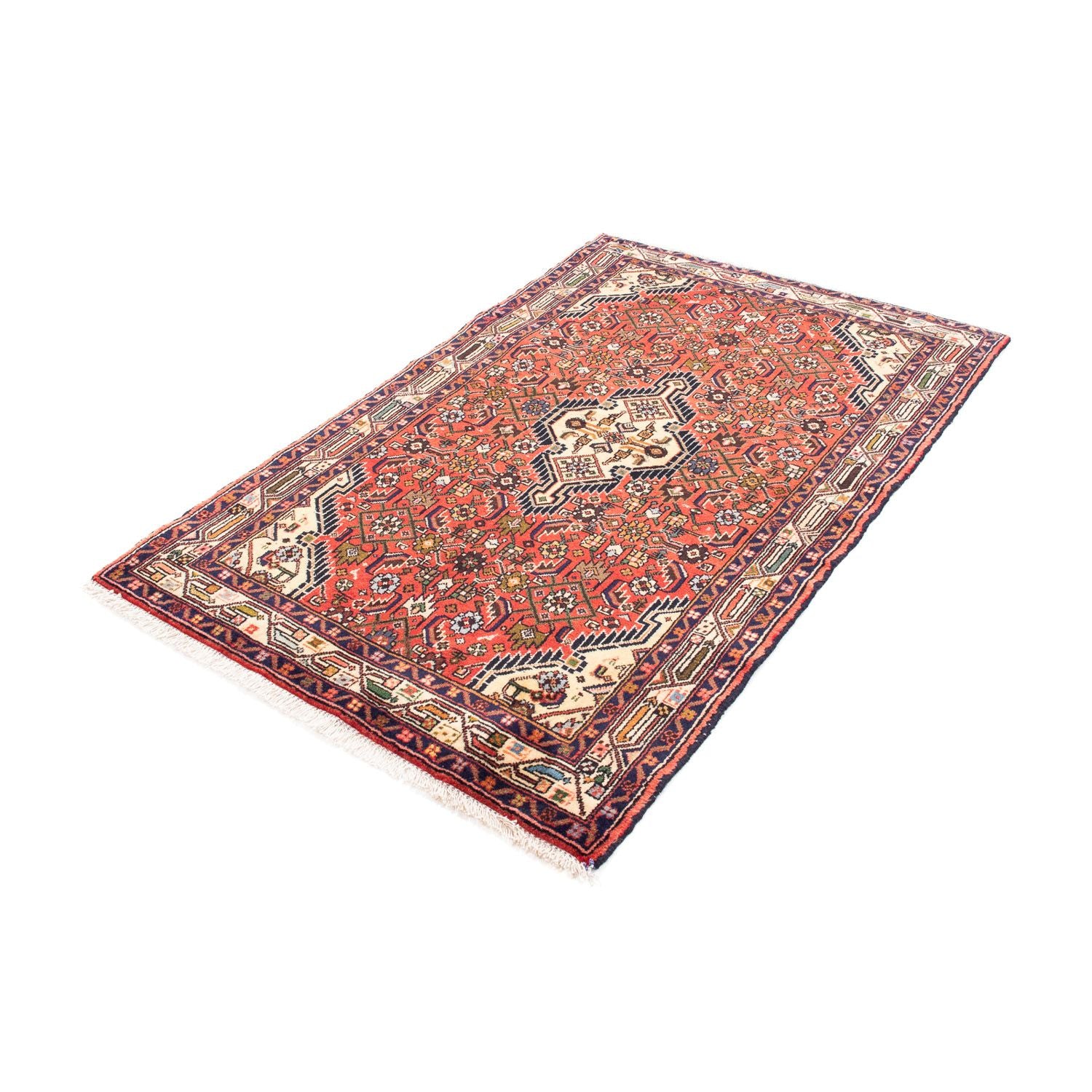 Alfombra persa - Nómada - 156 x 98 cm - rojo