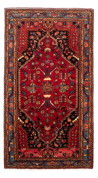 Alfombra persa - Nómada - 240 x 133 cm - rojo oscuro