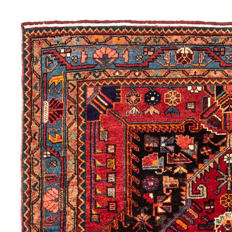 Alfombra persa - Nómada - 240 x 133 cm - rojo oscuro