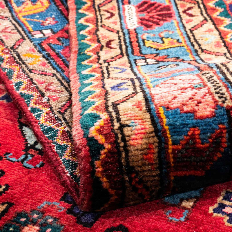 Alfombra persa - Nómada - 240 x 133 cm - rojo oscuro