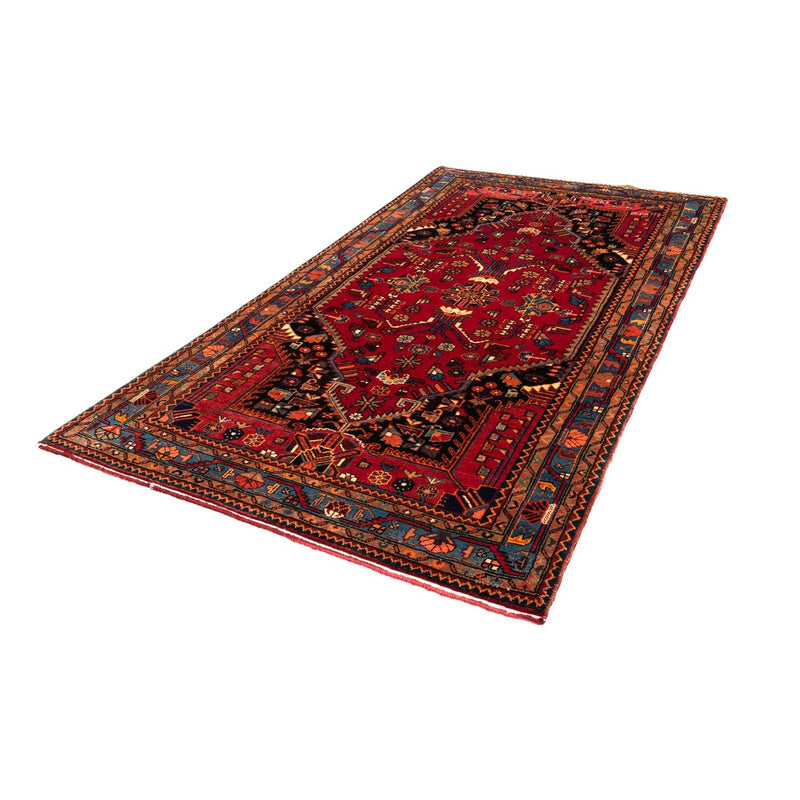 Alfombra persa - Nómada - 240 x 133 cm - rojo oscuro
