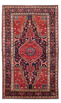 Alfombra persa - Nómada - 237 x 140 cm - rojo oscuro