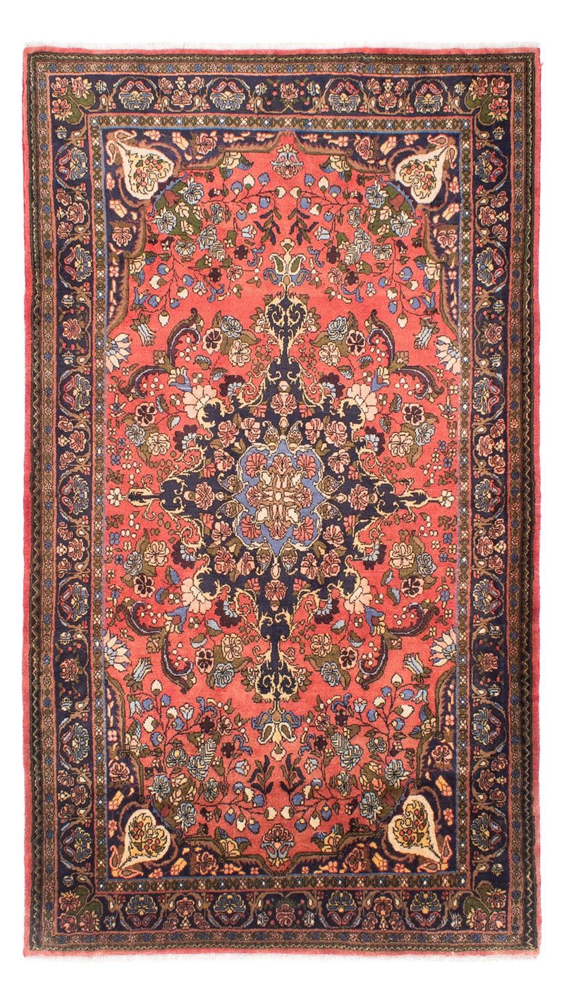 Alfombra persa - Nómada - 255 x 154 cm - rojo claro