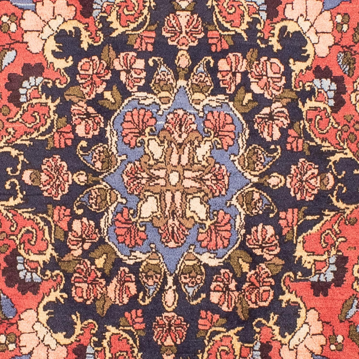 Alfombra persa - Nómada - 255 x 154 cm - rojo claro