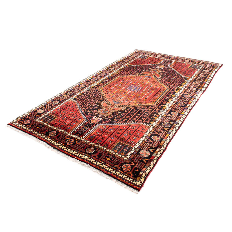 Alfombra persa - Nómada - 248 x 140 cm - rojo oscuro