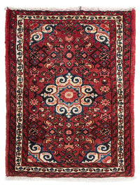 Alfombra persa - Nómada - 98 x 73 cm - rojo oscuro