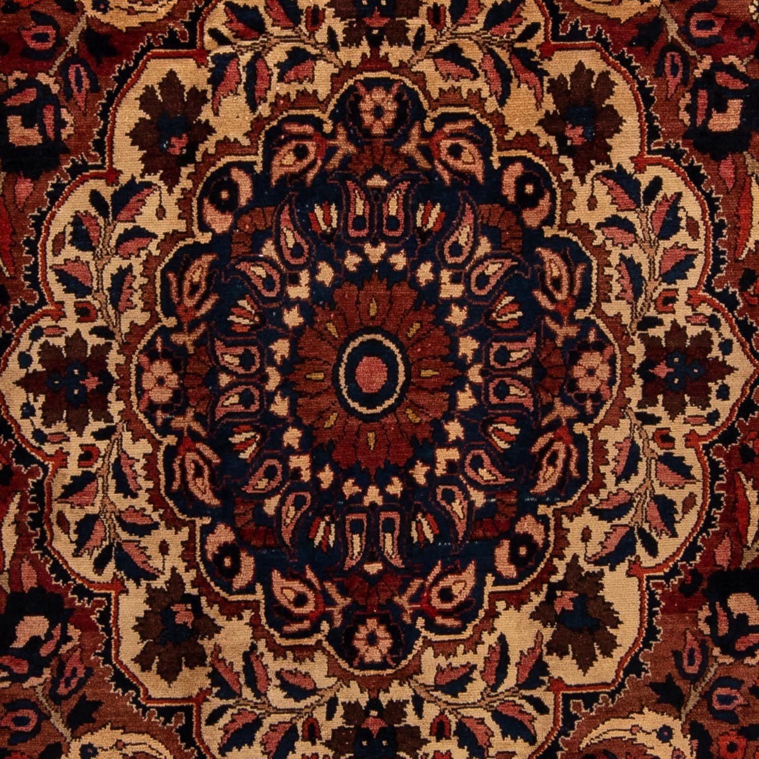 Alfombra persa - Nómada - 342 x 224 cm - marrón