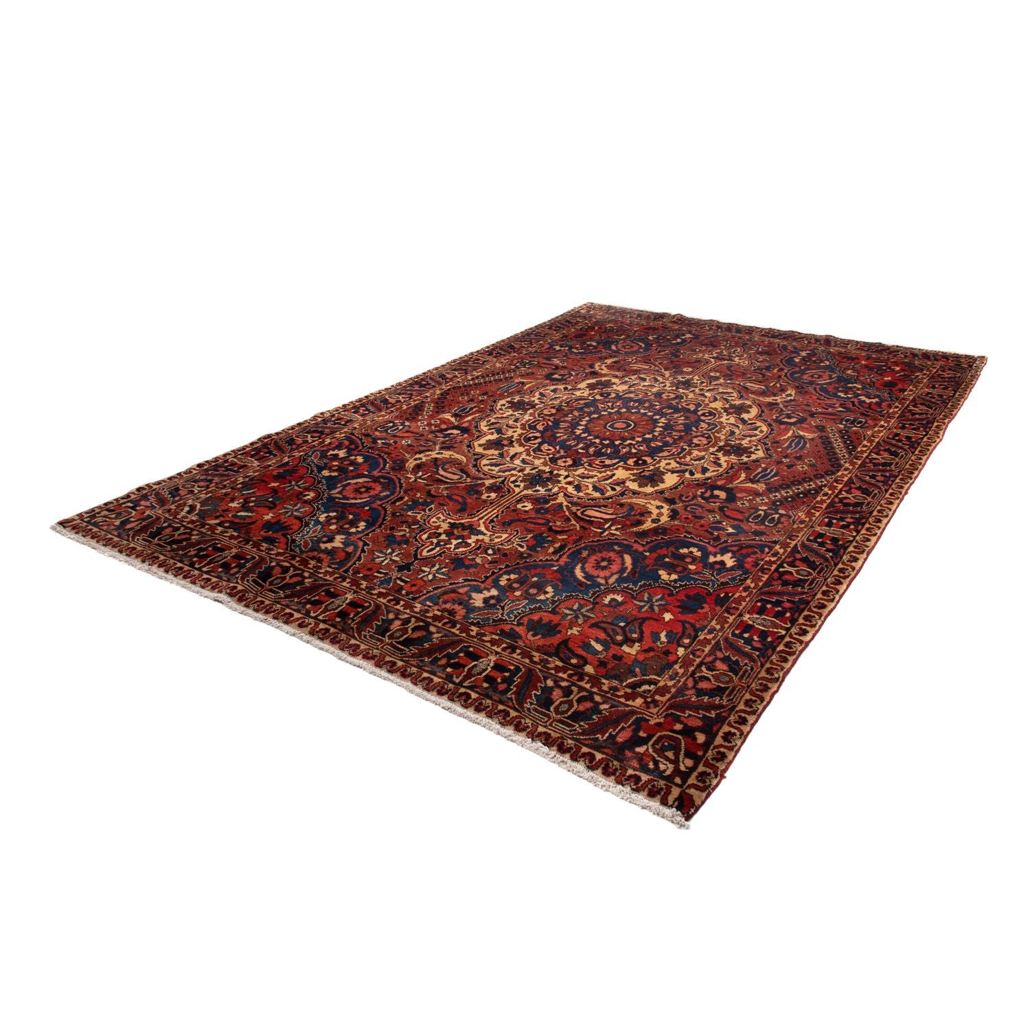 Alfombra persa - Nómada - 342 x 224 cm - marrón