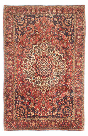 Alfombra persa - Nómada - 313 x 204 cm - rojo claro