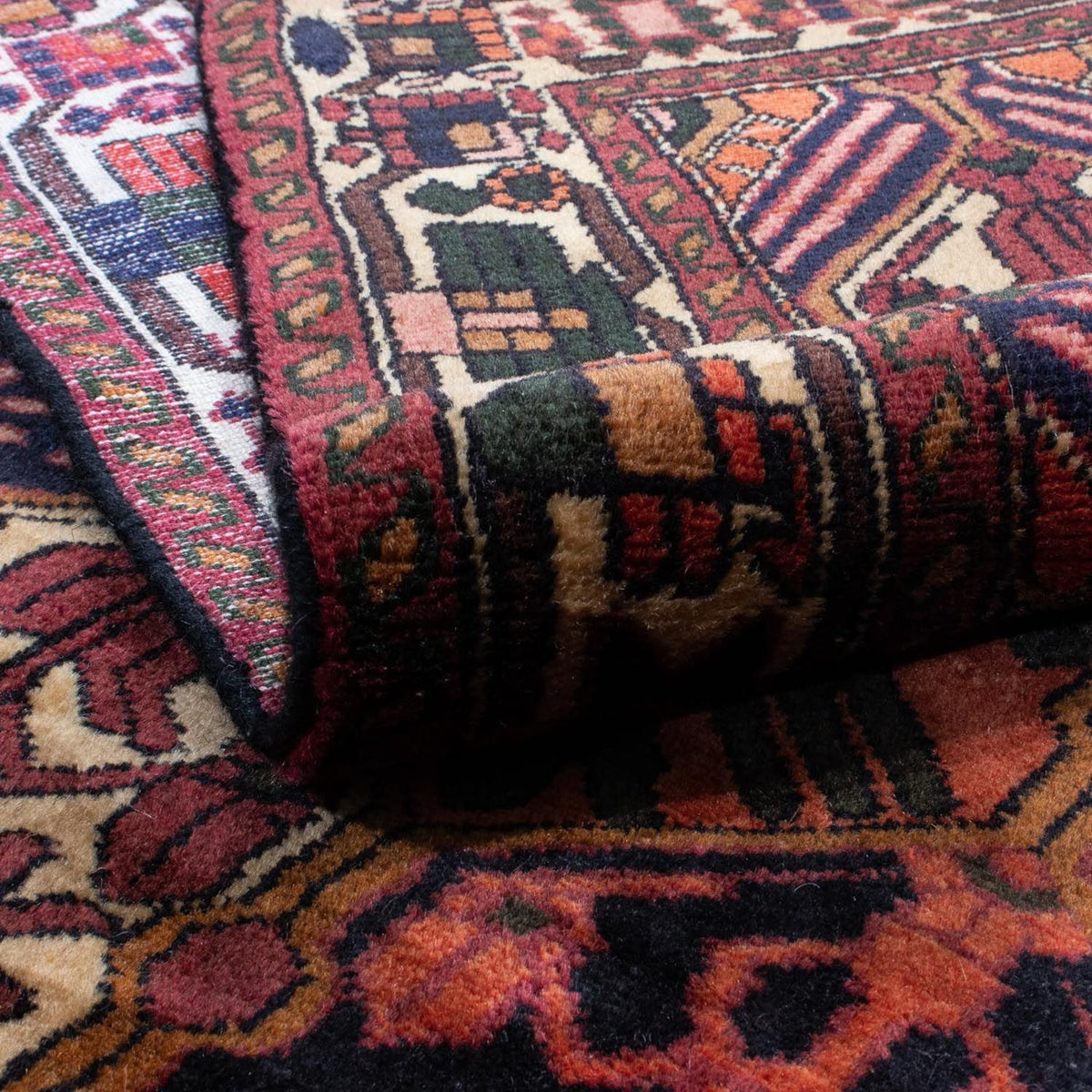 Alfombra persa - Nómada - 288 x 210 cm - rojo claro