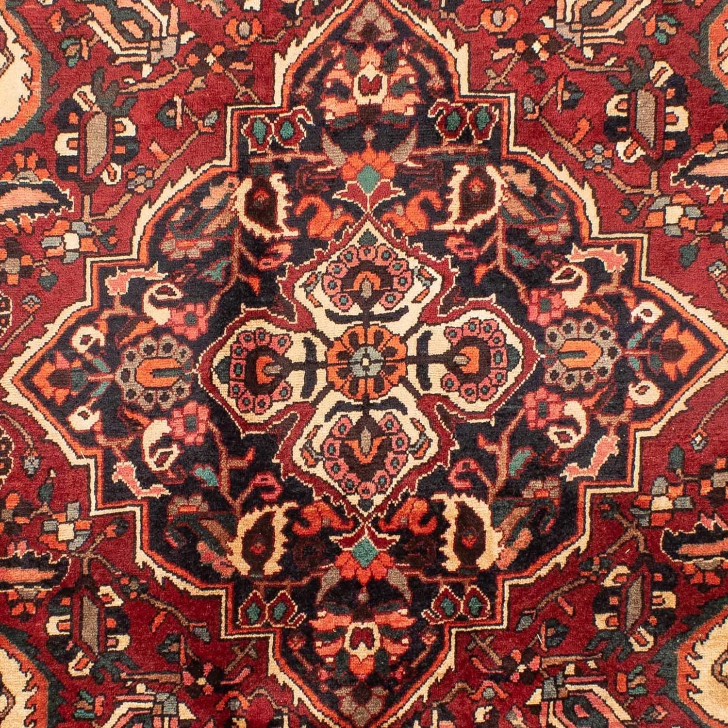 Alfombra persa - Nómada - 295 x 202 cm - rojo oscuro