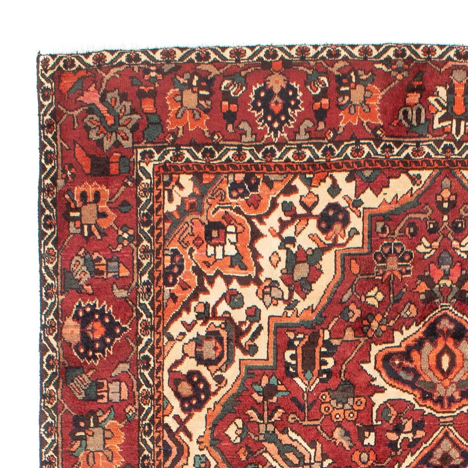 Alfombra persa - Nómada - 295 x 202 cm - rojo oscuro