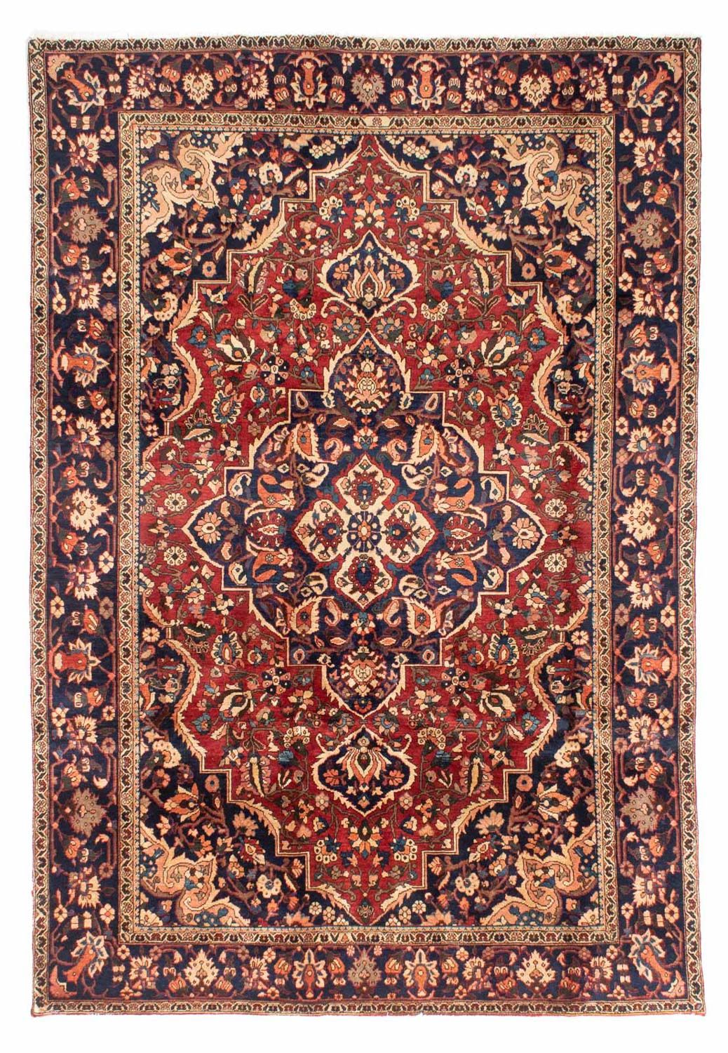 Alfombra persa - Nómada - 303 x 205 cm - rojo